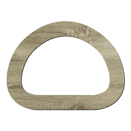 Recorte Alça de Bolsa / MDF 3mm Amadeirado Claro