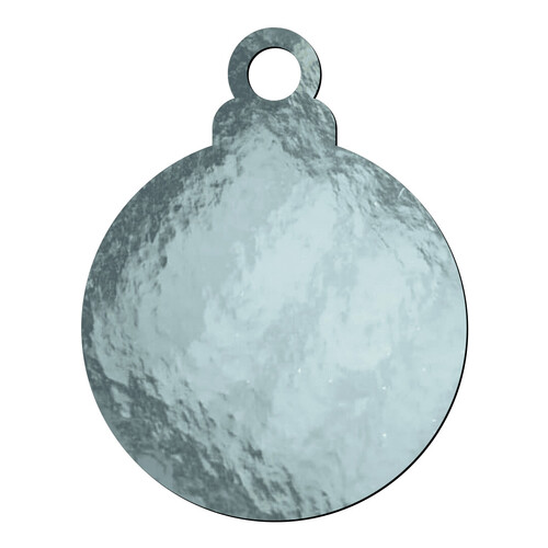 Recorte Bola Enfeite Natal / MDF 3mm Prateado