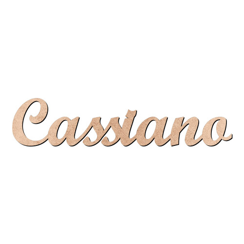 Recorte Cassiano Script Mt Std / MDF 3mm