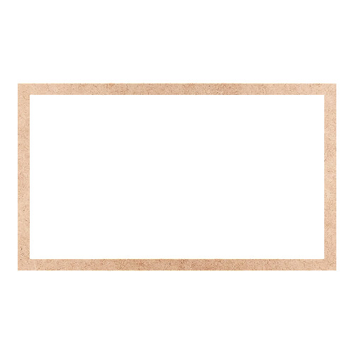 Recorte Moldura Ret 46 x 78 cm Borda 3 cm / MDF 3mm