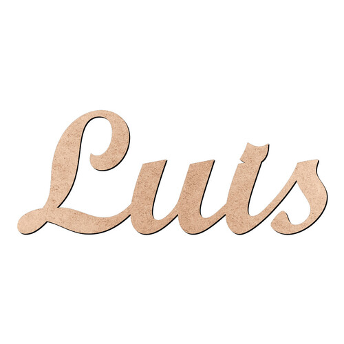Recorte Luis Script Mt Std / MDF 3mm