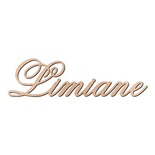 Recorte Limiane Old Script / MDF 3mm