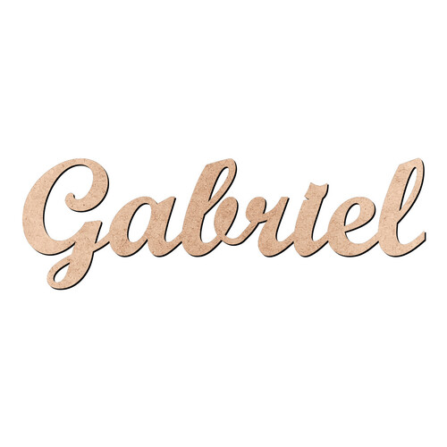 Recorte Gabriel Script Mt Std / MDF 3mm