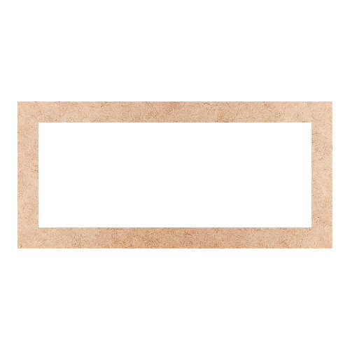 Recorte Moldura Ret 35 x 75 cm Borda 5 cm / MDF 3mm