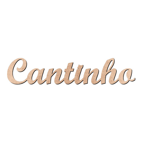 Recorte Cantinho Script Mt Std / MDF 3mm