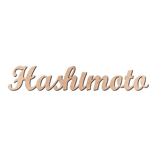 Recorte Hashimoto Script Mt Std / MDF 3mm