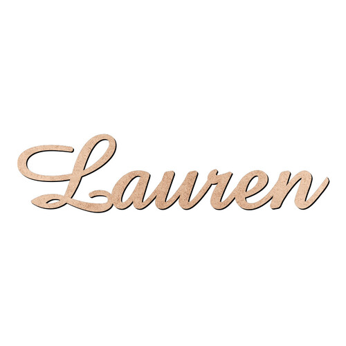 Recorte Lauren Amaze / MDF 3mm