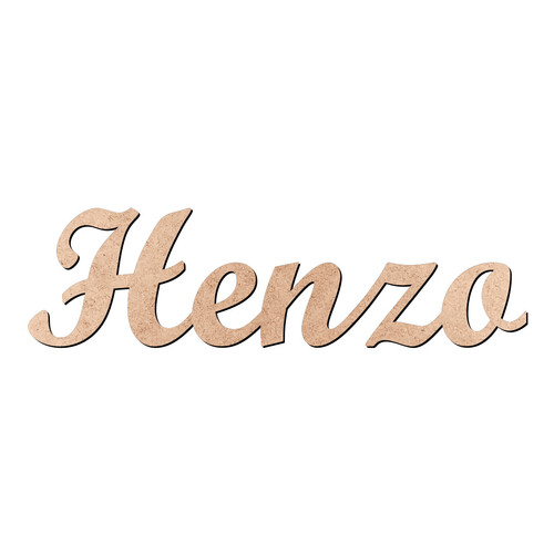 Recorte Henzo Script Mt Std / MDF 3mm