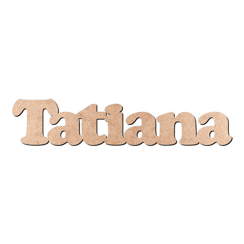 Recorte Tatiana Cooper Black / MDF 3mm