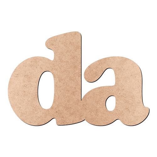 Recorte da Cooper Black / MDF 3mm
