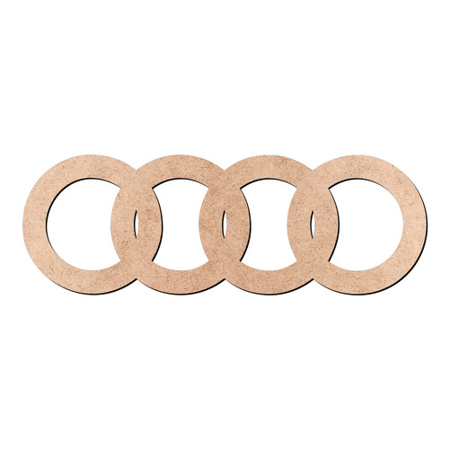 Recorte Audi / MDF 3mm