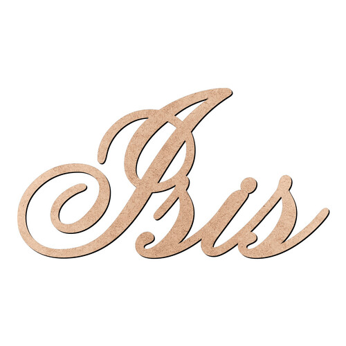 Recorte Isis Old Script / MDF 3mm