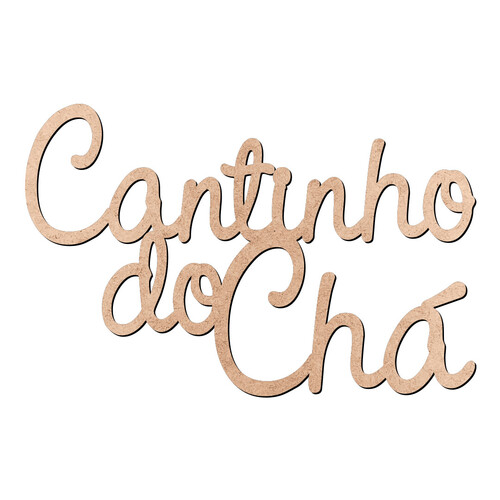 Recorte Cantinho do Chá / MDF 3mm