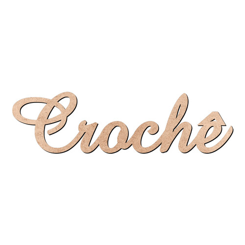 Recorte Crochê Amaze / MDF 3mm