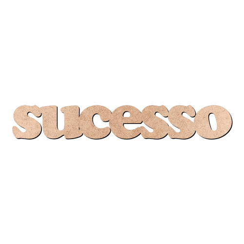 Recorte sucesso Cooper Black / MDF 3mm