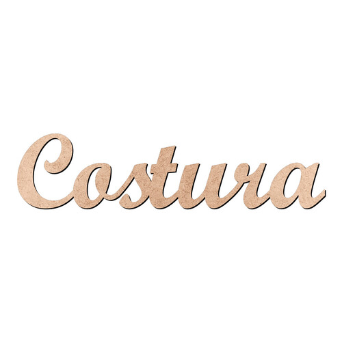 Recorte Costura Script Mt Std / MDF 3mm