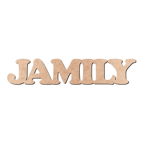 Recorte JAMILY Cooper Black / MDF 3mm