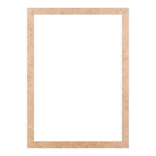 Recorte Moldura Ret 40 x 29 cm Borda 2 cm / MDF 3mm