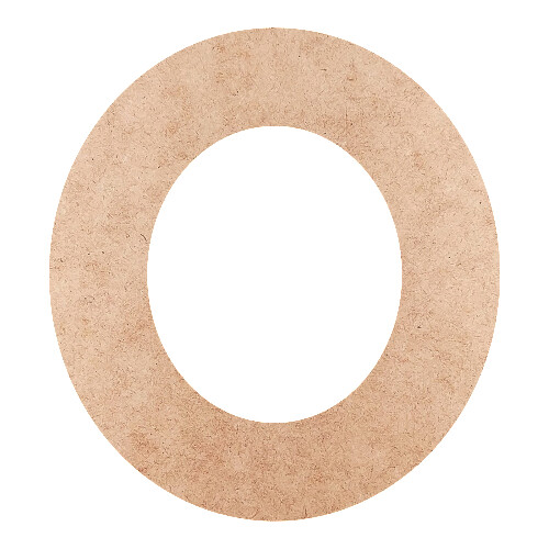 Recorte Moldura Arr 35 x 32 cm Borda 7 cm / MDF 3mm
