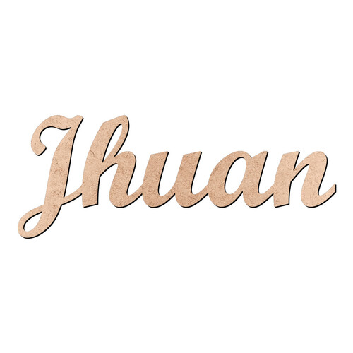 Recorte Jhuan Script Mt Std / MDF 3mm