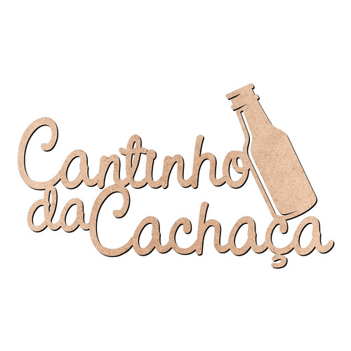 Recorte Cantinho da Cachaça / MDF 3mm