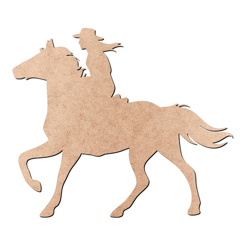 Recorte Cowgirl / MDF 3mm