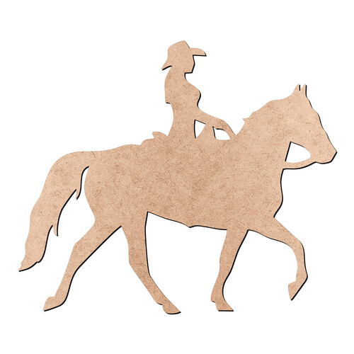 Recorte Cowgirl / MDF 3mm