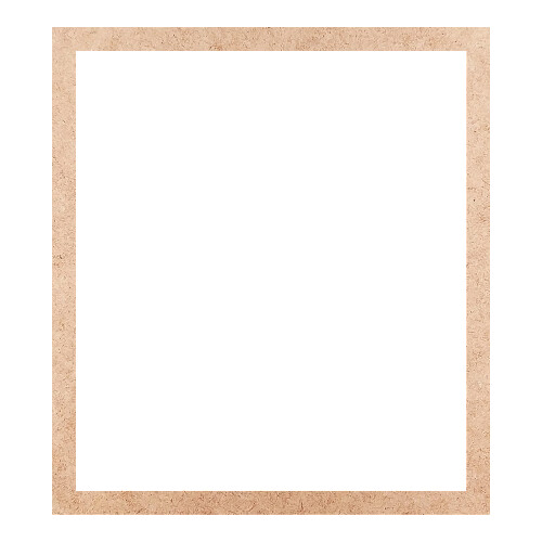 Recorte Moldura Ret 20 x 18 cm Borda 1 cm / MDF 3mm