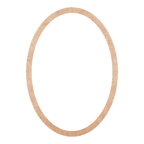 Recorte Moldura Arr 45 x 32 cm Borda 2 cm / MDF 3mm