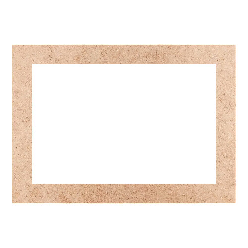 Recorte Moldura Ret 40 x 56 cm Borda 5 cm / MDF 3mm