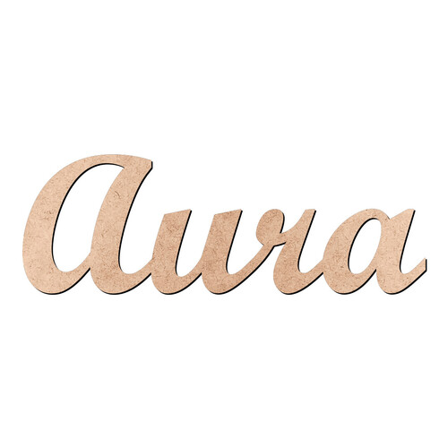 Recorte Aura Script Mt Std / MDF 3mm