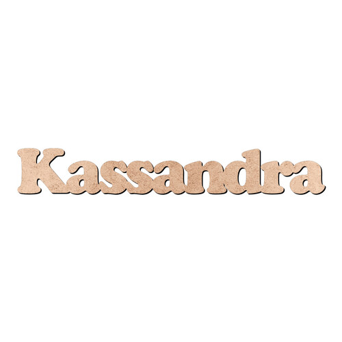 Recorte Kassandra Cooper Black / MDF 3mm