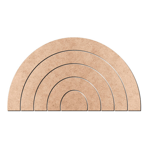 Recorte Arco-íris / MDF 3mm