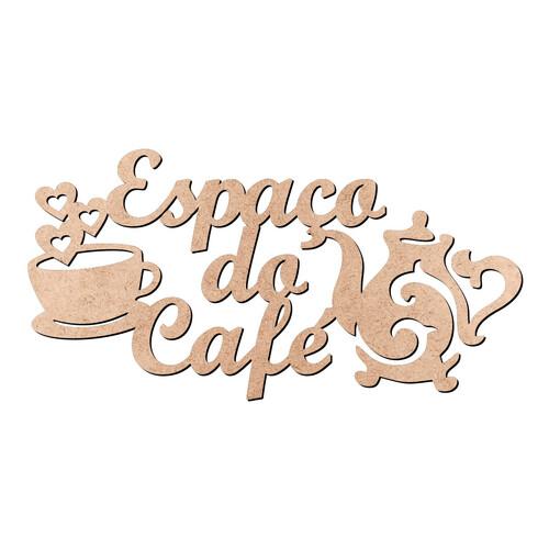 Recorte Espaço do Café / MDF 3mm