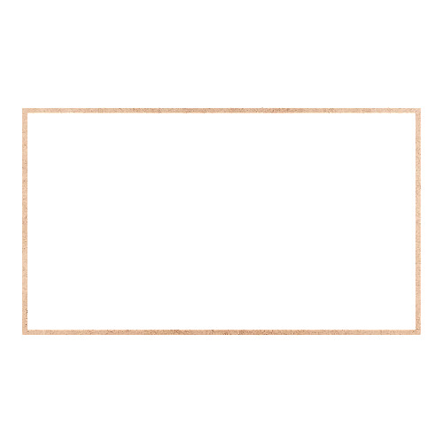Recorte Moldura Ret 40 x 70 cm Borda 1 cm / MDF 3mm