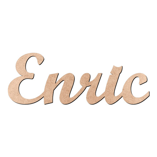 Recorte Enric Script Mt Std / MDF 3mm