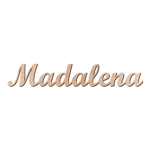 Recorte Madalena Script Mt Std / MDF 3mm