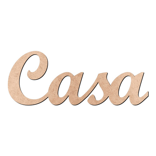 Recorte Casa Script Mt Std / MDF 3mm