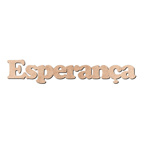 Recorte Esperança Cooper Black / MDF 3mm