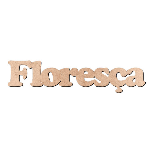 Recorte Floresça Cooper Black / MDF 3mm