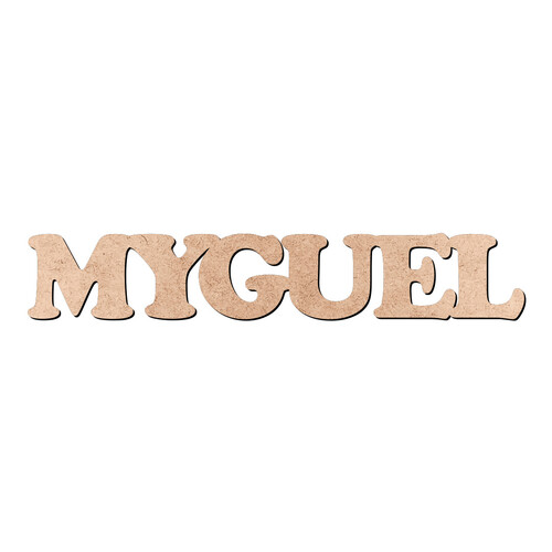 Recorte MYGUEL Cooper Black / MDF 3mm