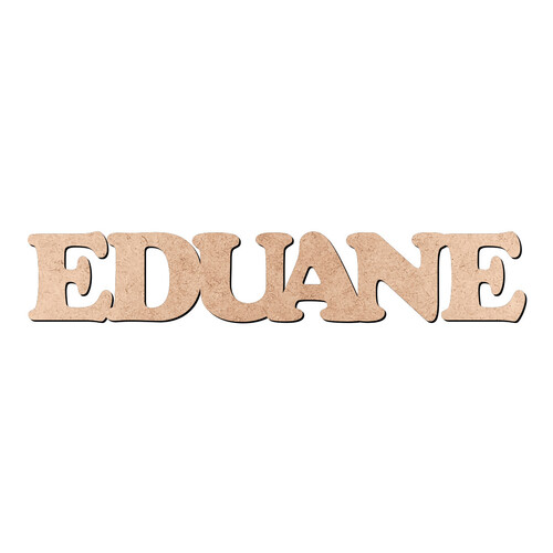 Recorte EDUANE Cooper Black / MDF 3mm