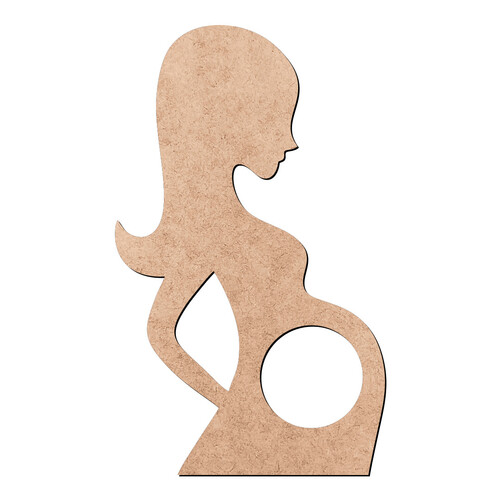 Recorte Gestante / MDF 3mm