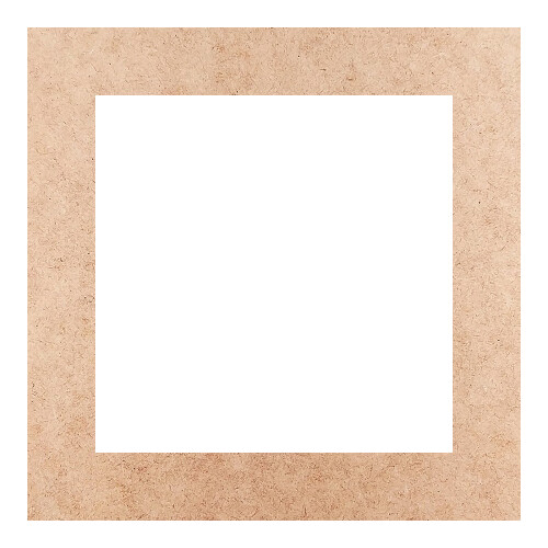 Recorte Moldura Quadrada 29 cm Borda 4 cm / MDF 3mm