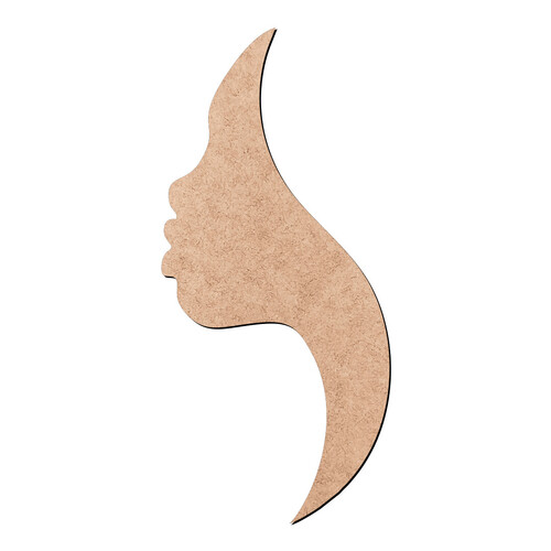 Recorte Mulher Africana / MDF 3mm