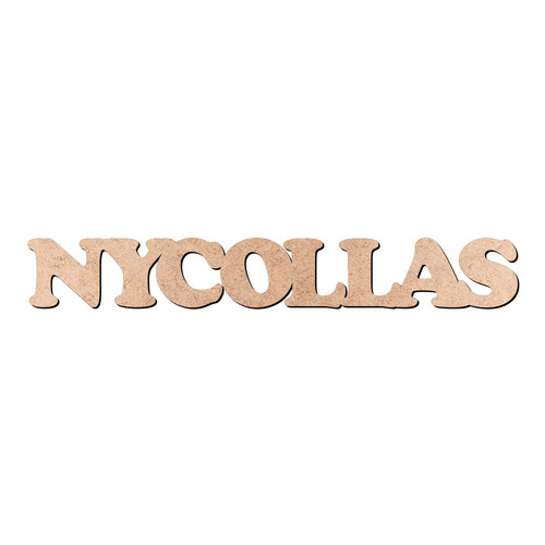 Recorte NYCOLLAS Cooper Black / MDF 3mm
