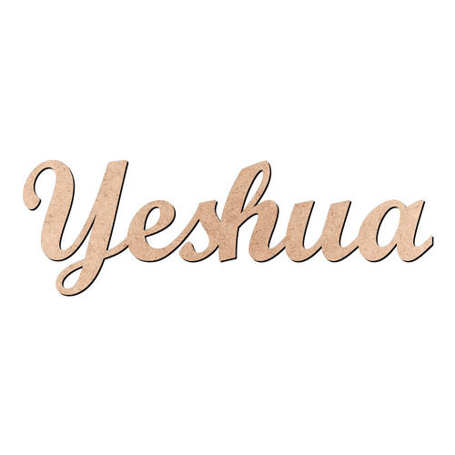 Recorte Yeshua Script Mt Std / MDF 3mm