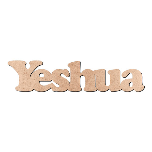 Recorte Yeshua Cooper Black / MDF 3mm