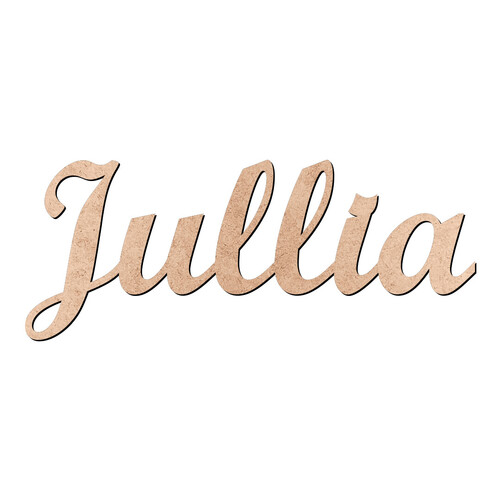 Recorte Jullia Script Mt Std / MDF 3mm