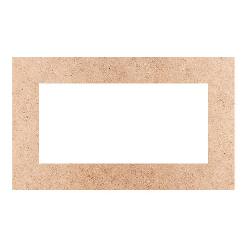 Recorte Moldura Ret 30 x 50 cm Borda 6 cm / MDF 3mm